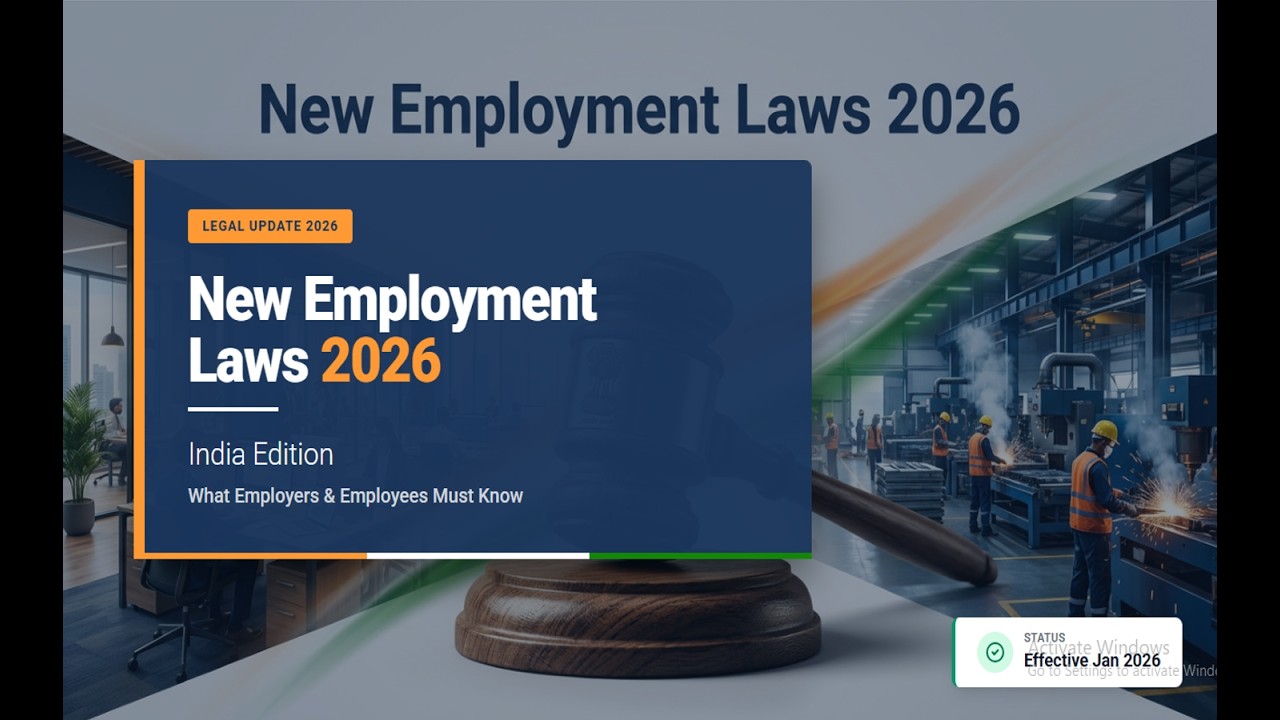 NEW LABOUR LAWS 2026 Explained! | 4 Labour Codes Impact on Salary, Gig Work & Job Security
