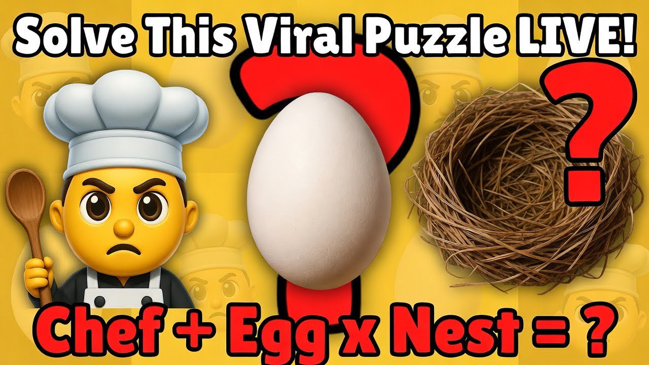 LIVE: Can You Solve this Viral Chef, Egg & Nest Puzzle? Brain Teaser Challenge 2026