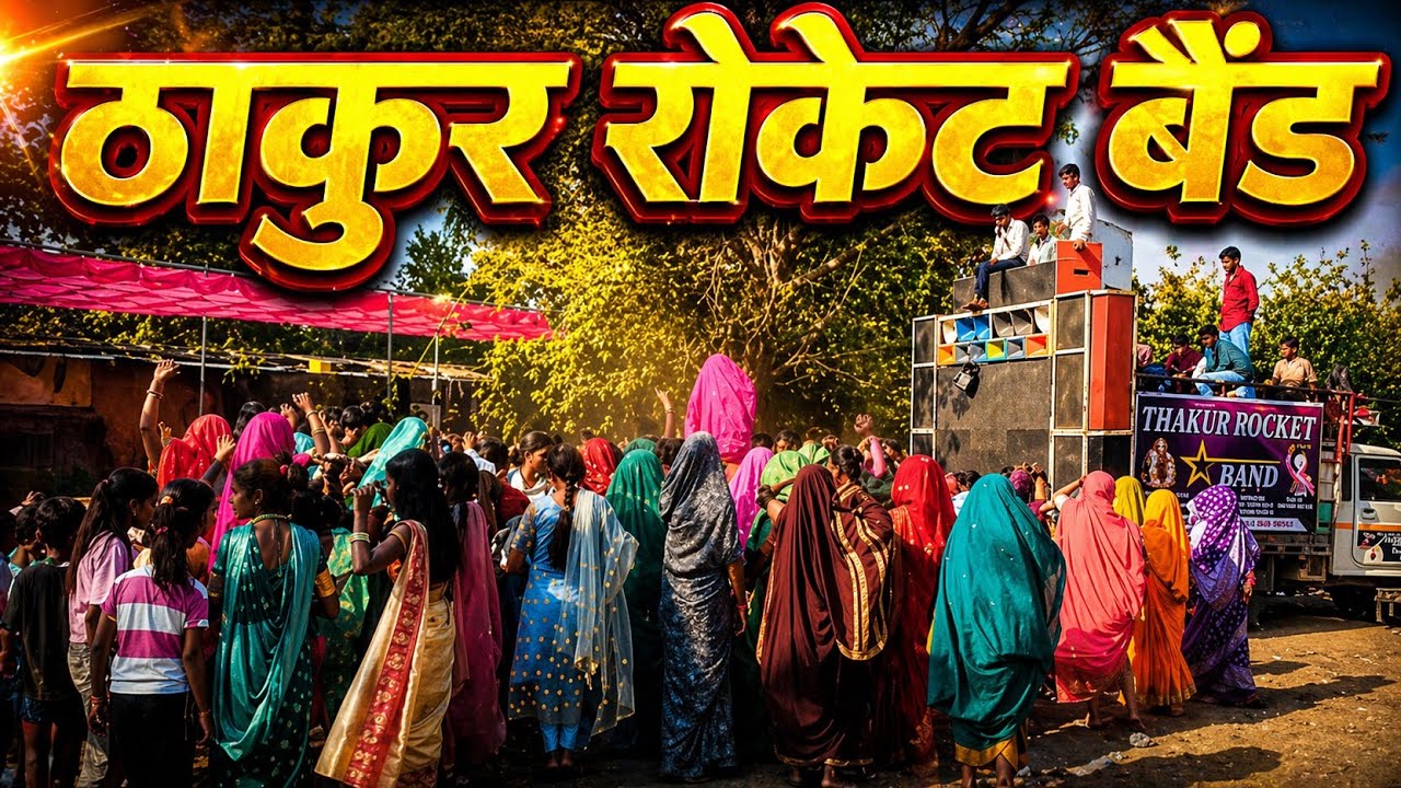 आदिवासी शादी‼️ Thakur Rocket Band‼️ ठाकुर रॉकेट बैंड तरड़ी शादी में 💥 Adiwasi Shadi Video 