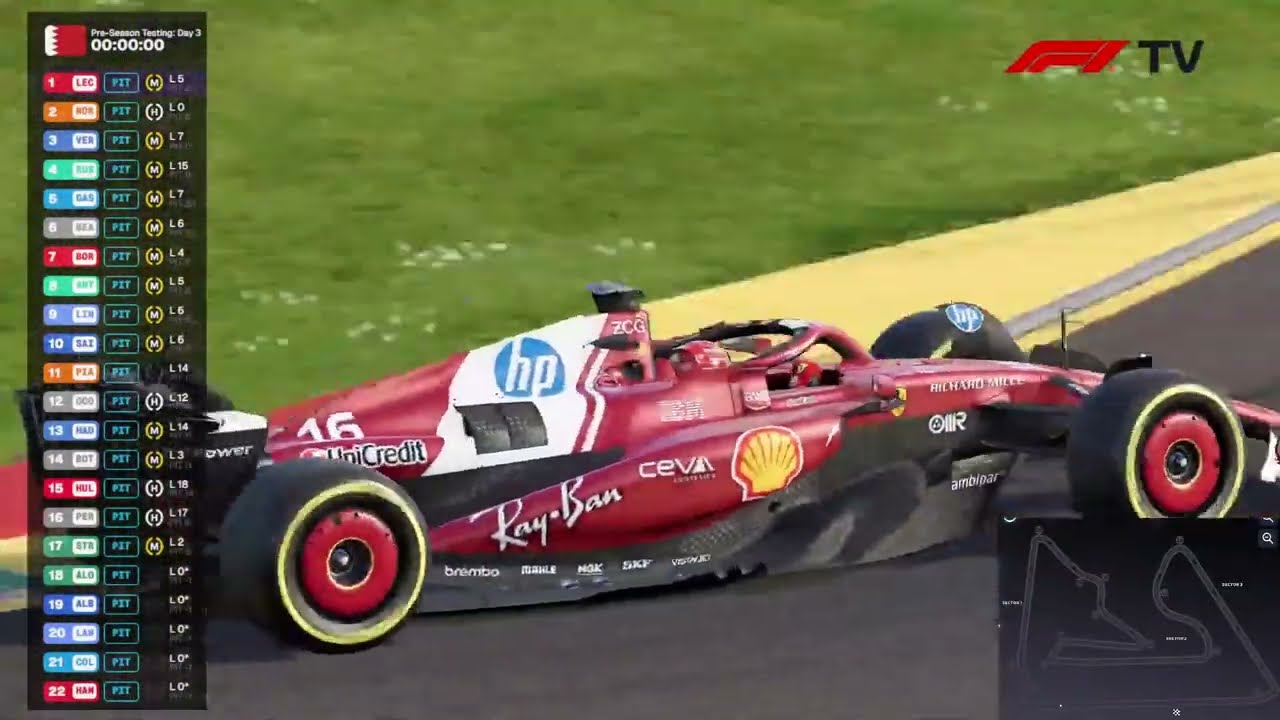 🔴 Full Race F1 LIVE Australian GP FP1 - Live Timings + Commentary