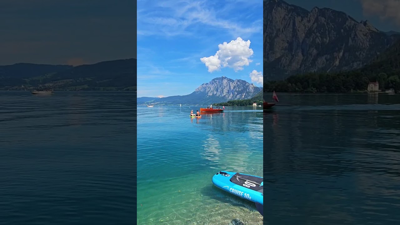 Places that feel Unreal in Austria 🤯 #attersee #austria #travel