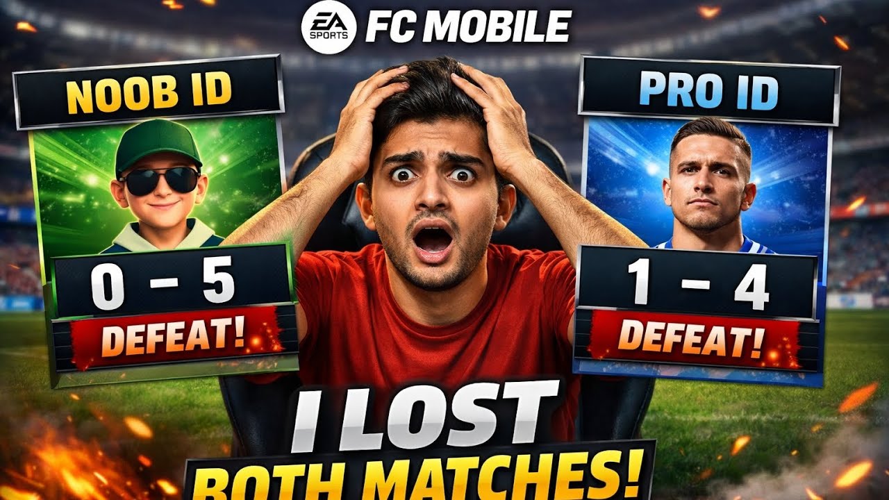 Bro I lost two matches in fc mobile 😭#fifa #entertainment #football 