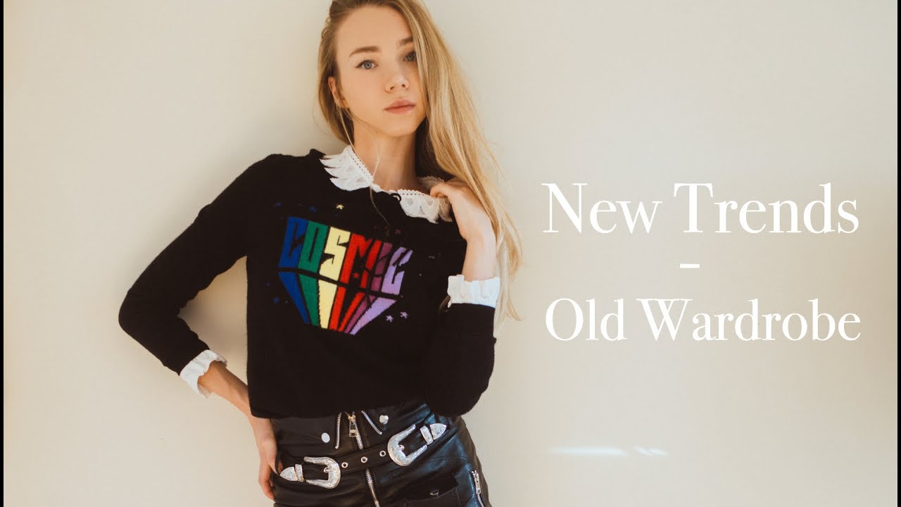 NEW TRENDS - OLD STUFF \\ Shopping my own wardrobe 🛍️