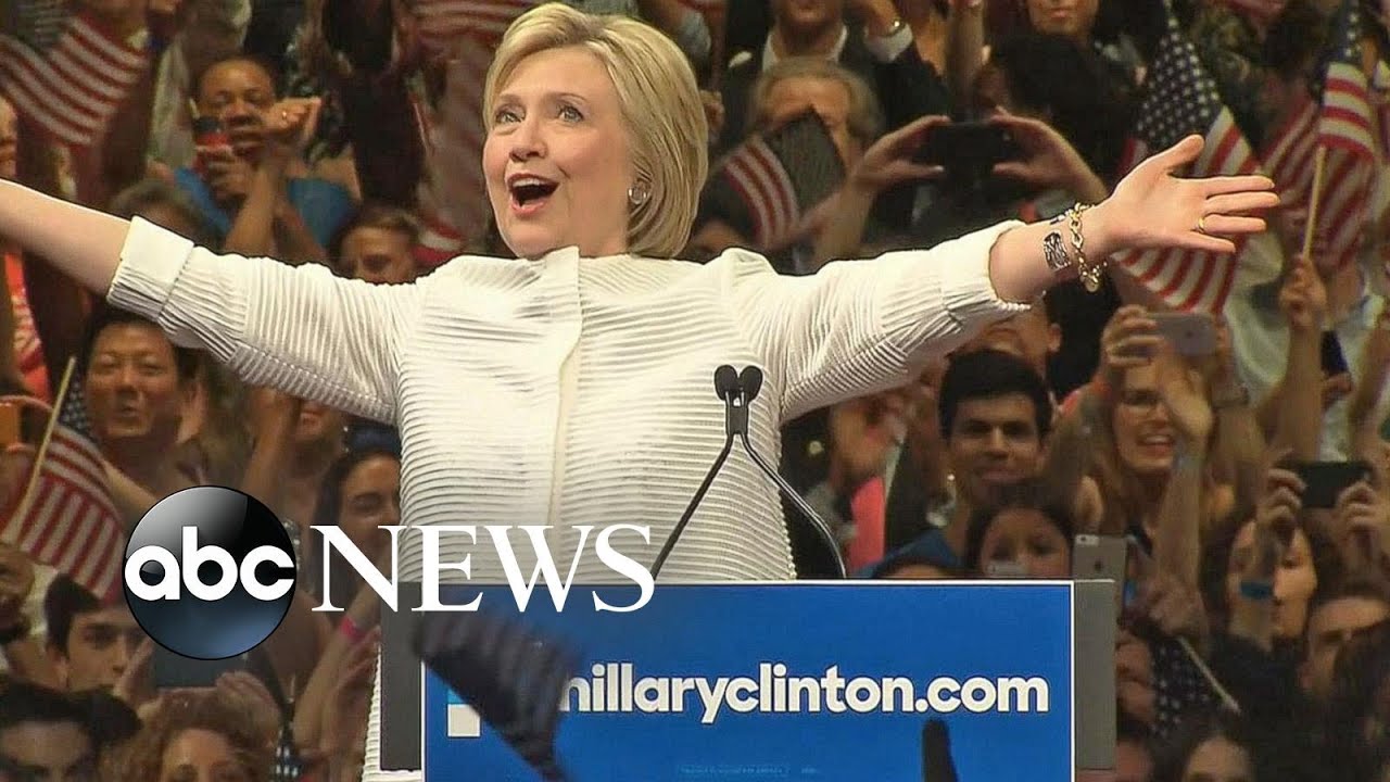 Clinton Makes History as First Female Presidential Nominee for Major Party