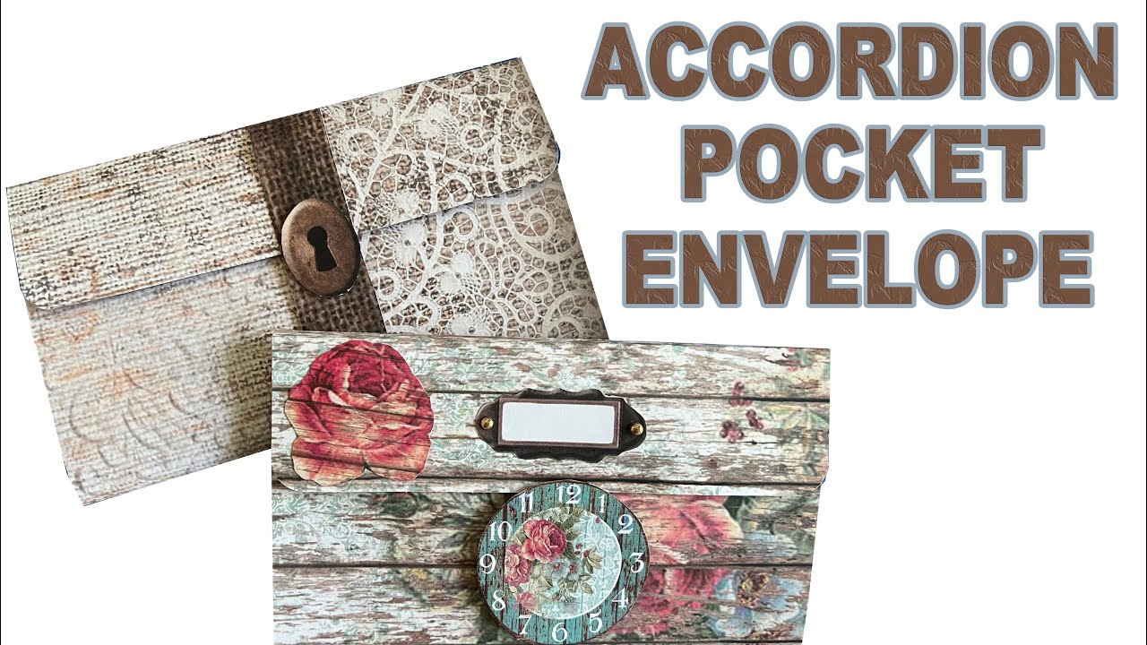 Accordian Pocket Envelope Tutorial | Mindless Crafting