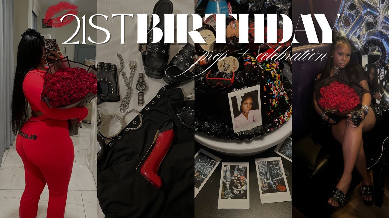 My 21st Birthday Vlog (maintenance + errands + grwm + I threw an all black party + more)