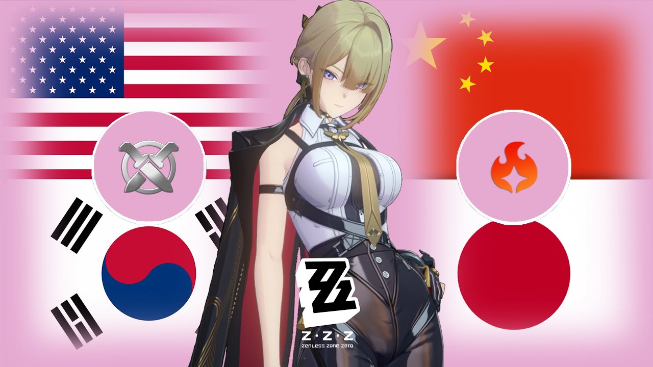 Evelyn Voice in 4 Different Languages (Skills & Ultimate) | Zenless Zone Zero Evelyn