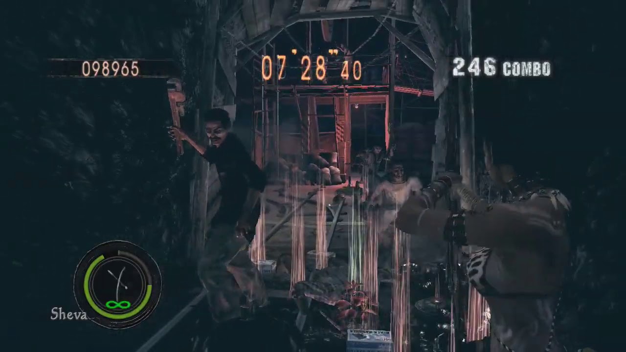 No Mercy The Mines Solo 1245k Sheva Tribal | Resident Evil 5 Mercenaries PC