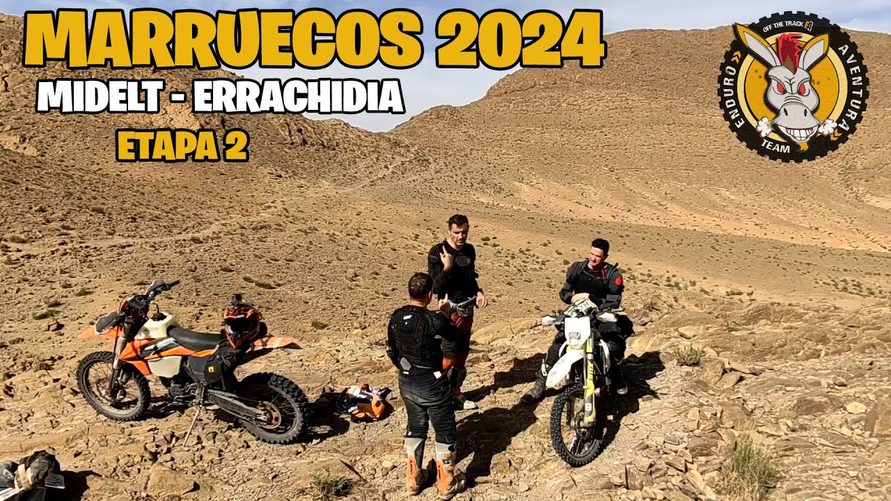 Talsint-Errachidia Nuevo Track Enduro en Marruecos con alforjas bonita travesía