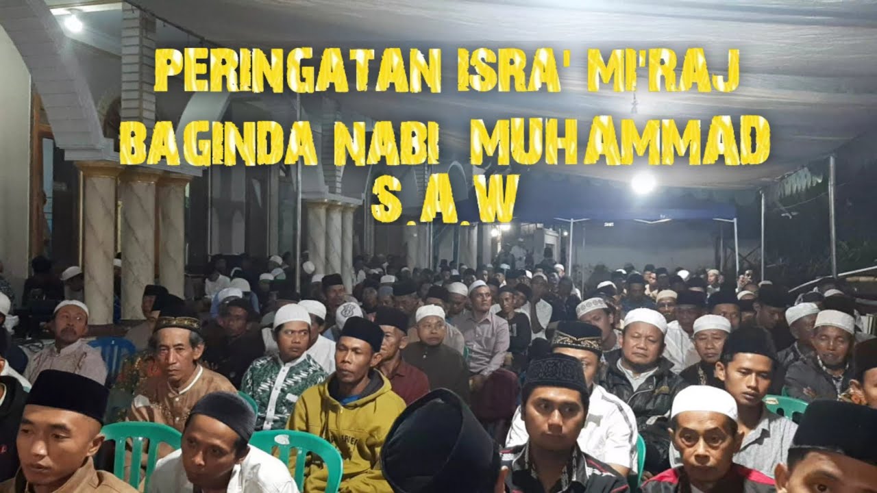 Inilah tampak malam peringatan isra' mi'raj di pp masjid mahfilud duror suger kidul #jember 
