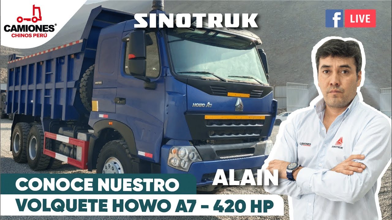 Conoce nuestro Volquete Sinotruk HOWO A7 - 420 HP