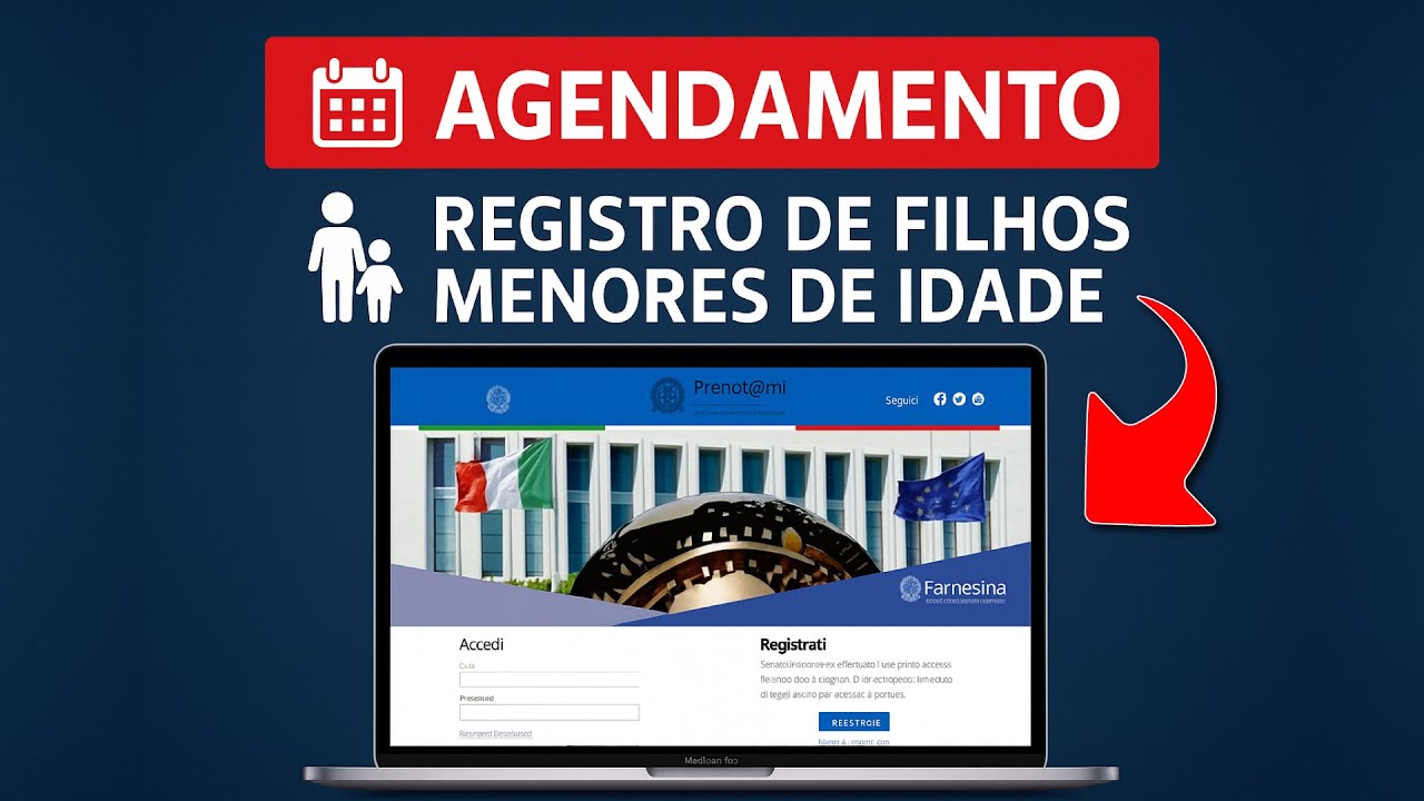 Registro de Filhos Menores de Idade - Nova Lei da Cidadania Italiana - Benefício de Lei