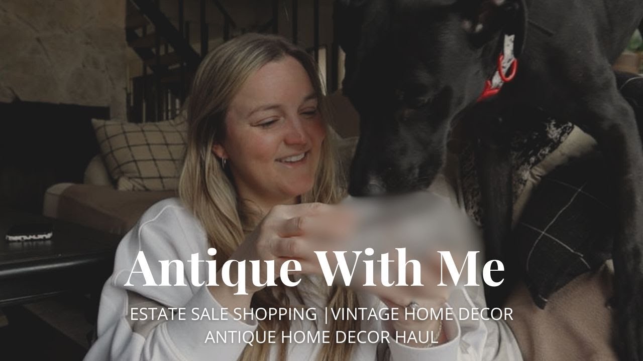 Thrift With Me | Antique With Me | Покупки на распродаже недвижимости | Антикварный декор для дома