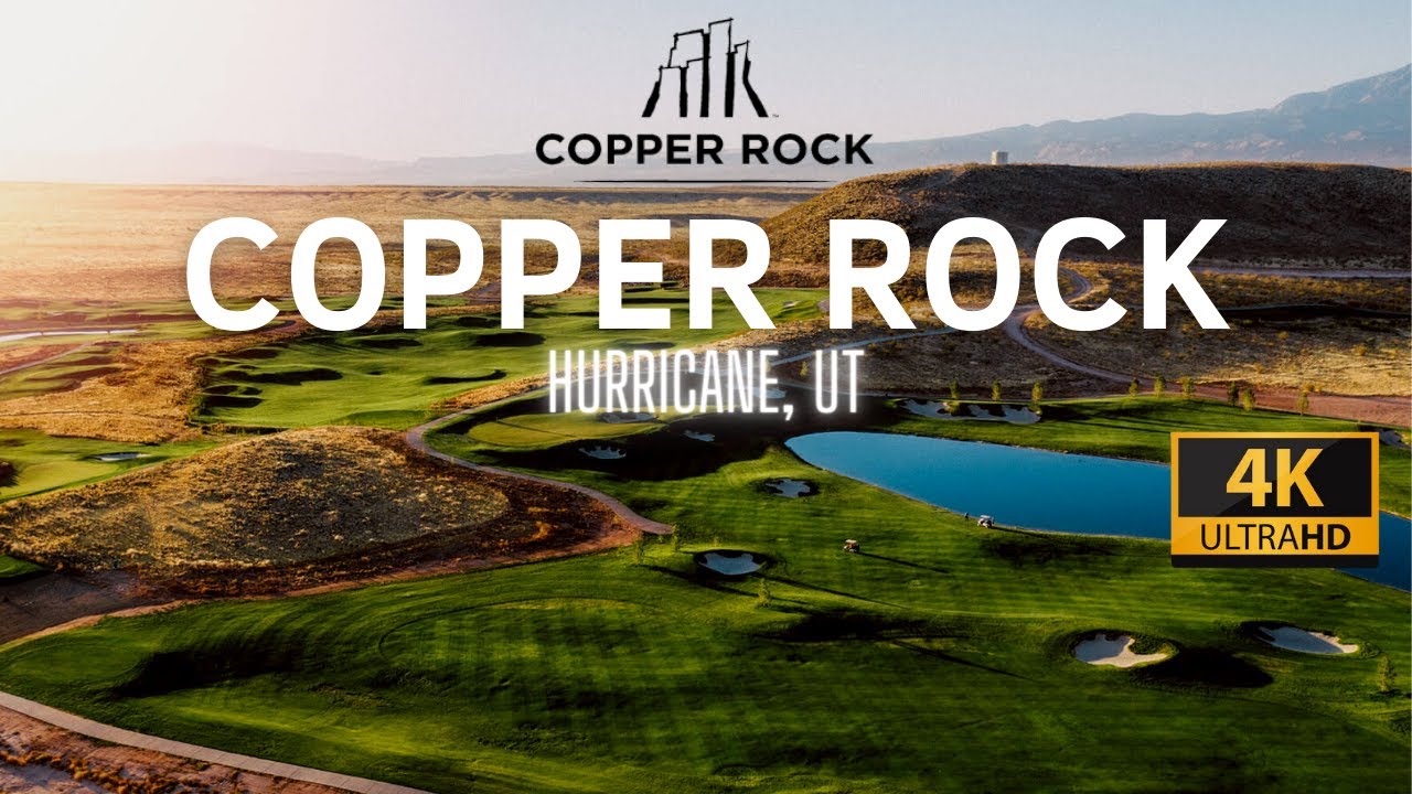 COPPER ROCK GOLF COURSE (4K): Brand New Course in Utah!