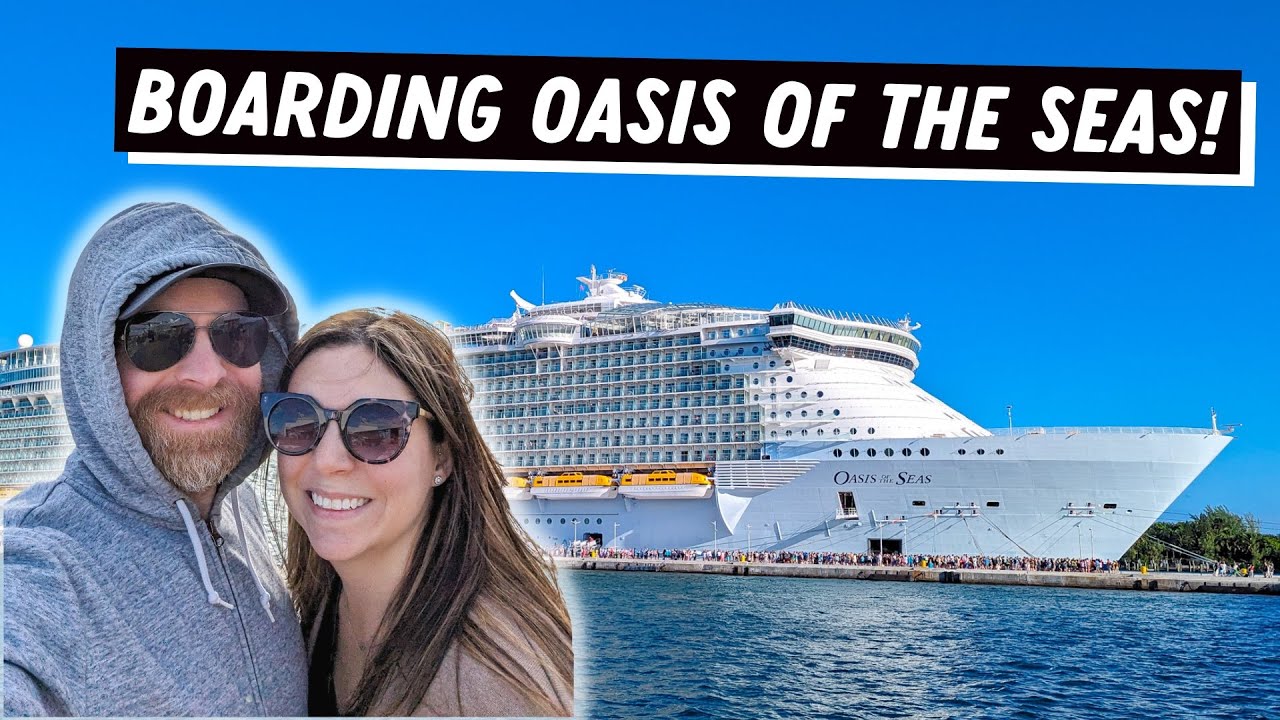 Boarding OASIS OF THE SEAS with Royal Caribbean | Our biggest ship yet!