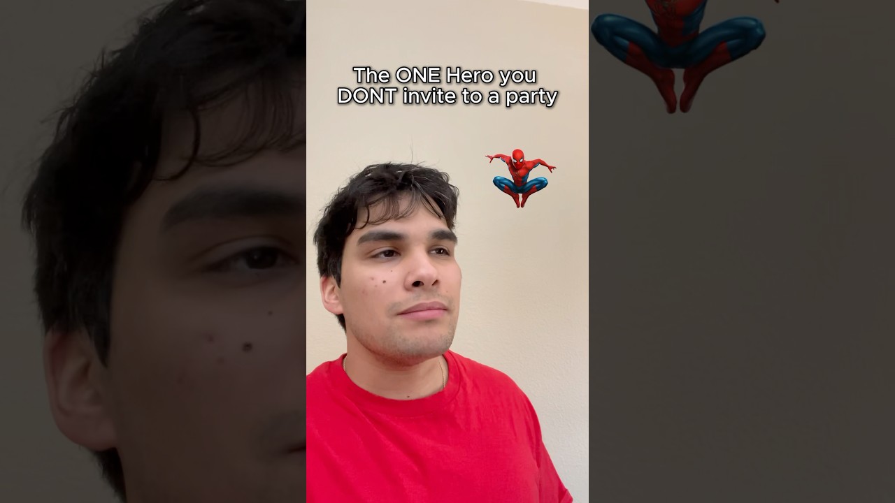 DONT INVITE SPIDERMAN #comics #marvel #spiderman #shorts