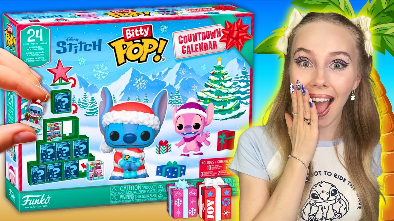 KALENDARZ ADWENTOWY Stitch Bitty Pop 2025 🌸 | Stitch | Funko | Pattje