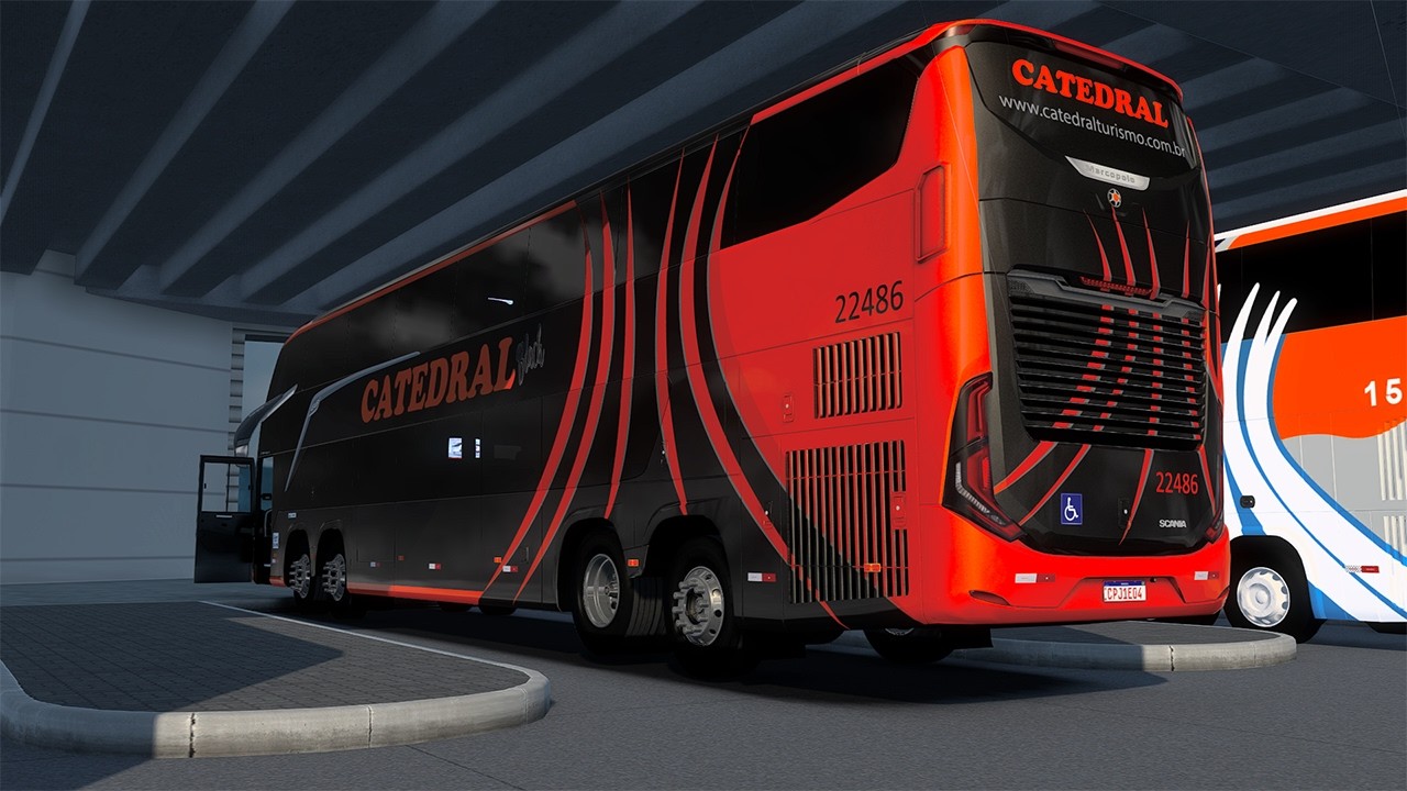 VIAÇÃO CATEDRAL - GOIANIA X ACREUNA - MAPA EAA - ETS 2 1.56 !!!!! G8 1800 DD SCANIA K400