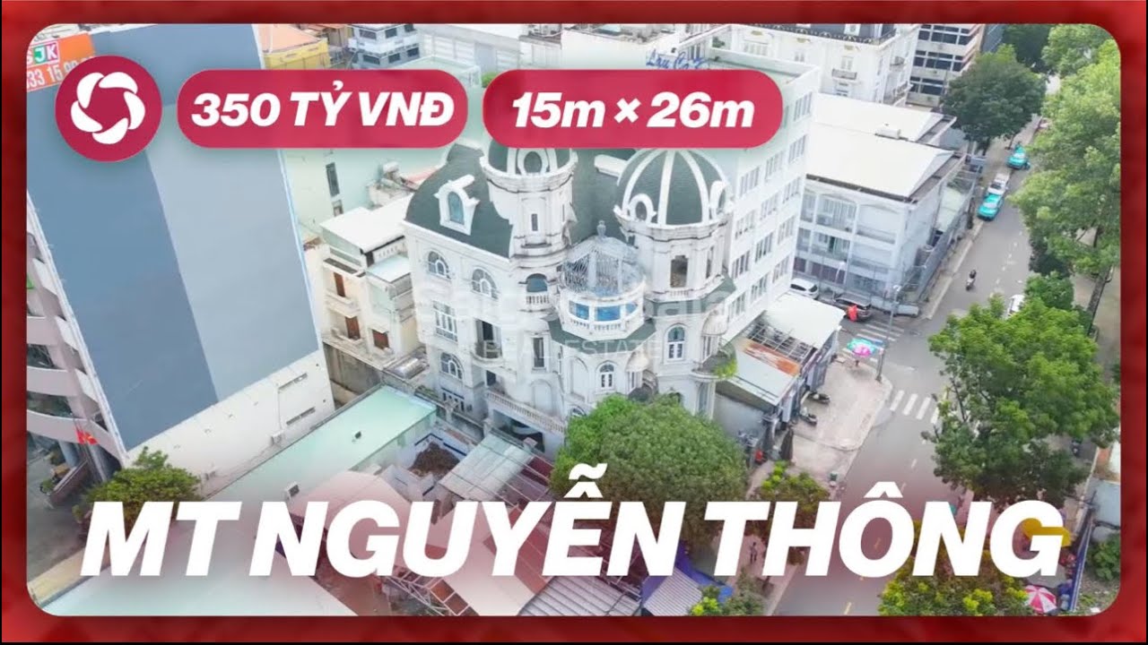 Bán Biệt Thự Số 08 Nguyễn Thông-Quận 3 giá 350 Tỷ #batdongsan #xuhuongyoutube #bietthu 