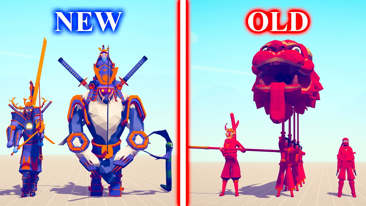 NEW DYNASTY Team vs OLD DYNASTY Team - Totally Accurate Battle Simulator TABS