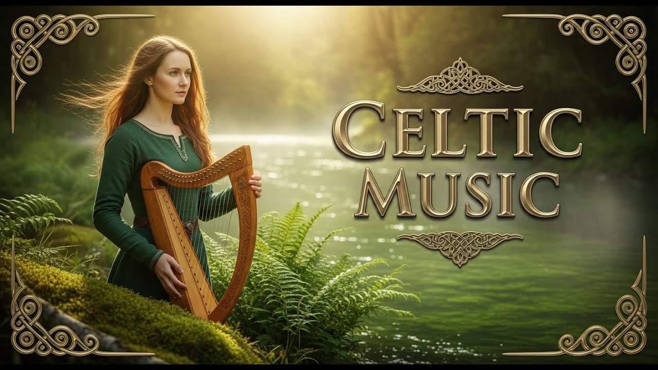 Celtic Whisper of the Sea Mist 🌿 Gaelic Female Vocals | Harp, Forest & Ocean Serenity ✨