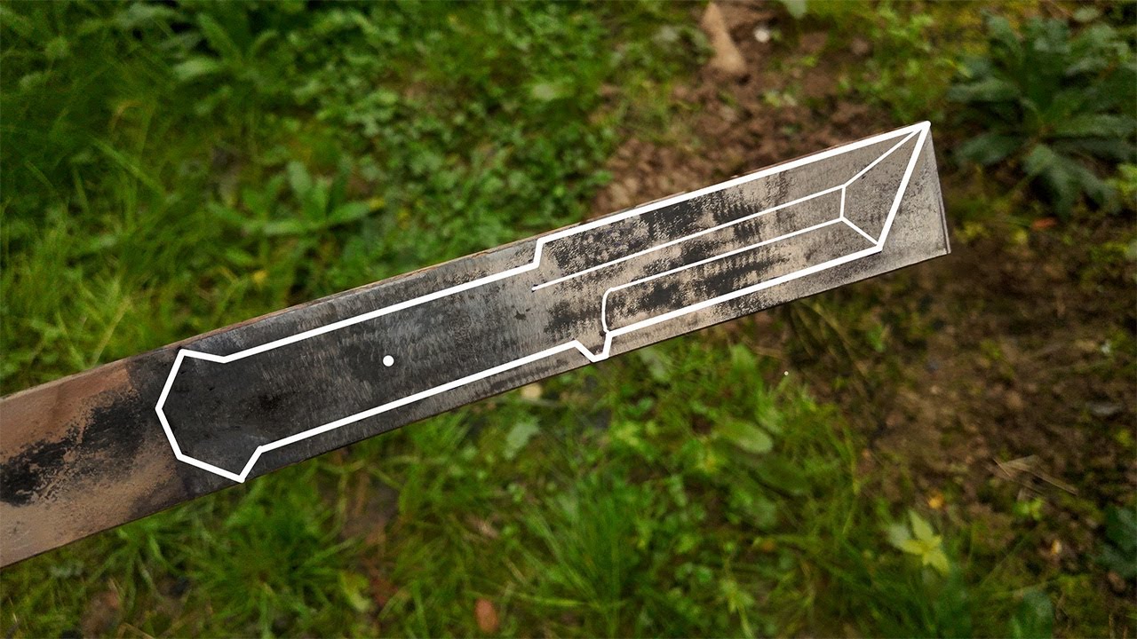 Making a costum knife with leaf spring