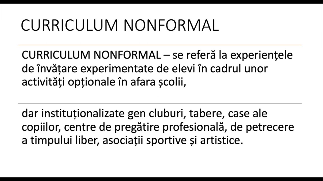 Curriculum