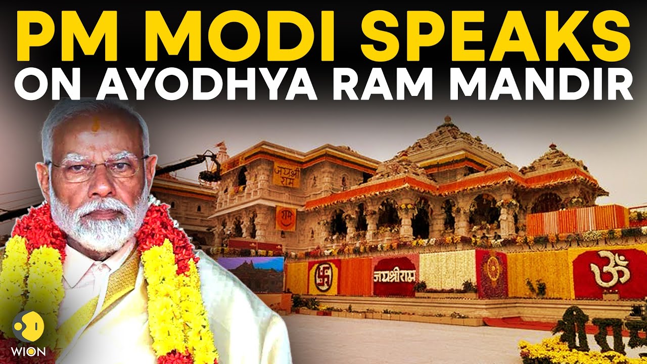 Ram Mandir Pran Pratistha LIVE: Indian PM Modi's speech on historic Ram Temple inauguration | WION