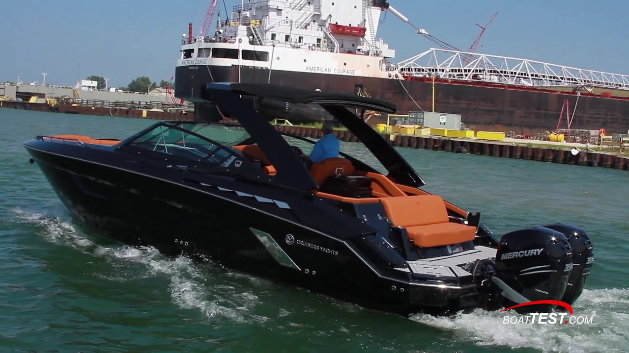 Cruisers Yachts 338 OB (2019-) Test Video - By BoatTEST.com