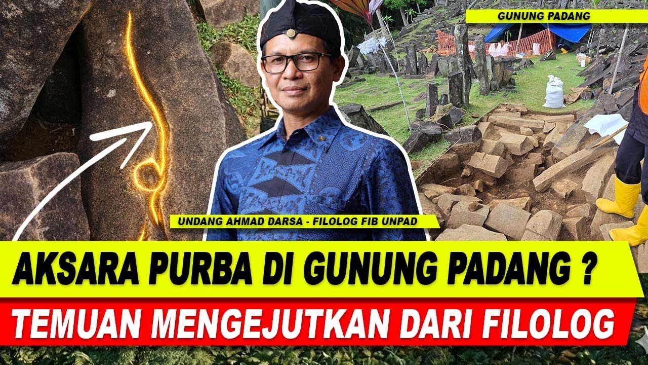 SALAH PAHAM SELAMA INI?  Batu Kujang Gunung Padang adalah AKSARA PURBA Sunda!