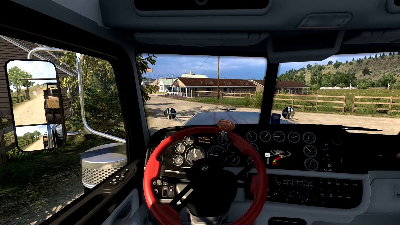 Peaceful Country Roads Haul | ATS Relaxing Gameplay & Scenery #atsgameplay #ets2 #countryside