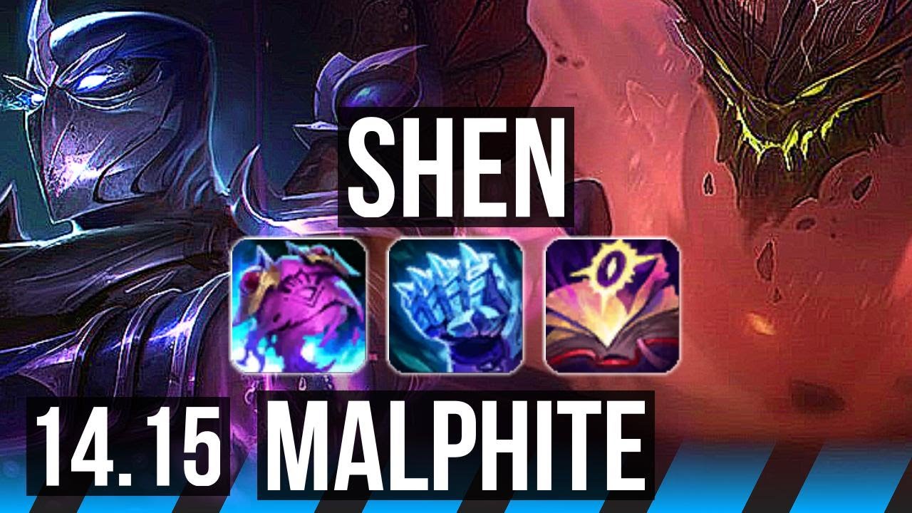 SHEN vs MALPHITE (MID) | Rank 5 Shen, 6/2/10 | TR Challenger | 14.15