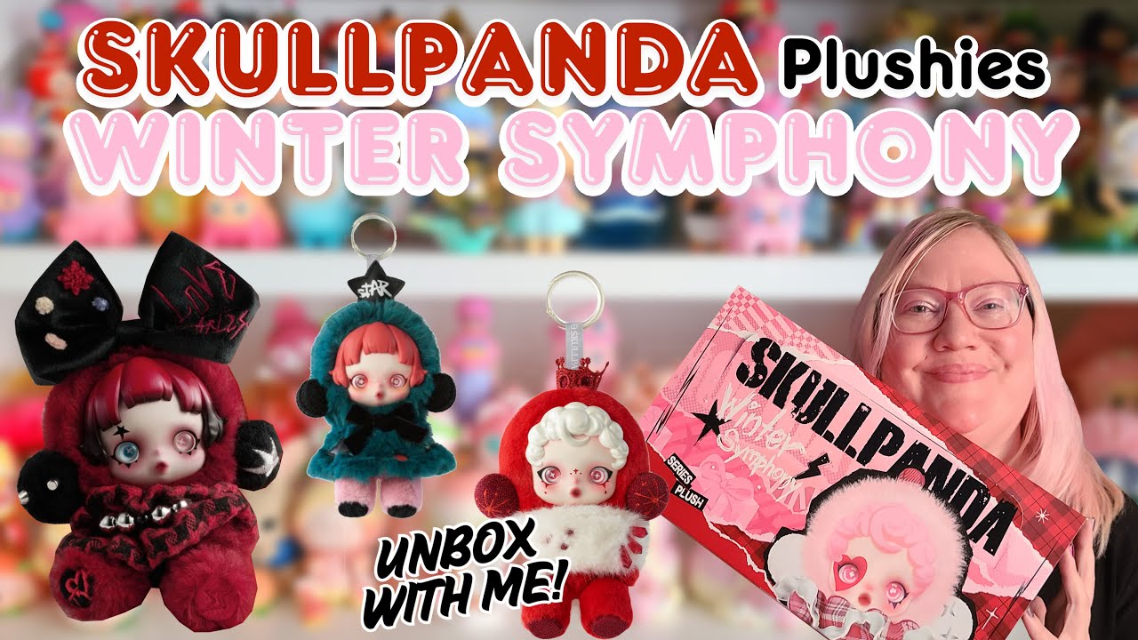 Is the Secret Edition Inside? 🖤 Skullpanda Winter Symphony Full Case Unboxing! #popmart #skullpanda
