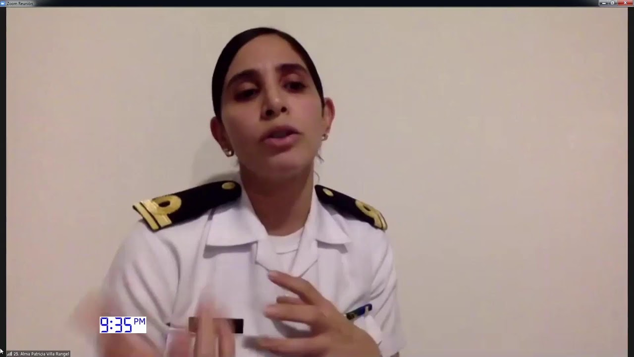 MIERCOLES 19 DE ENERO, ENTREVISTA CON ALMA PATRICIA VILLA TENIENTE DE FRAGATA SERVICIO LOGISTICA