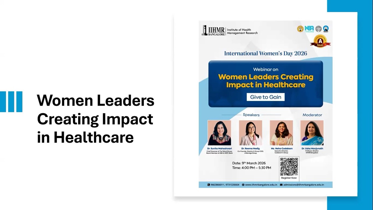 Women Leaders Creating Impact in Healthcare | International Women’s Day Webinar 2026