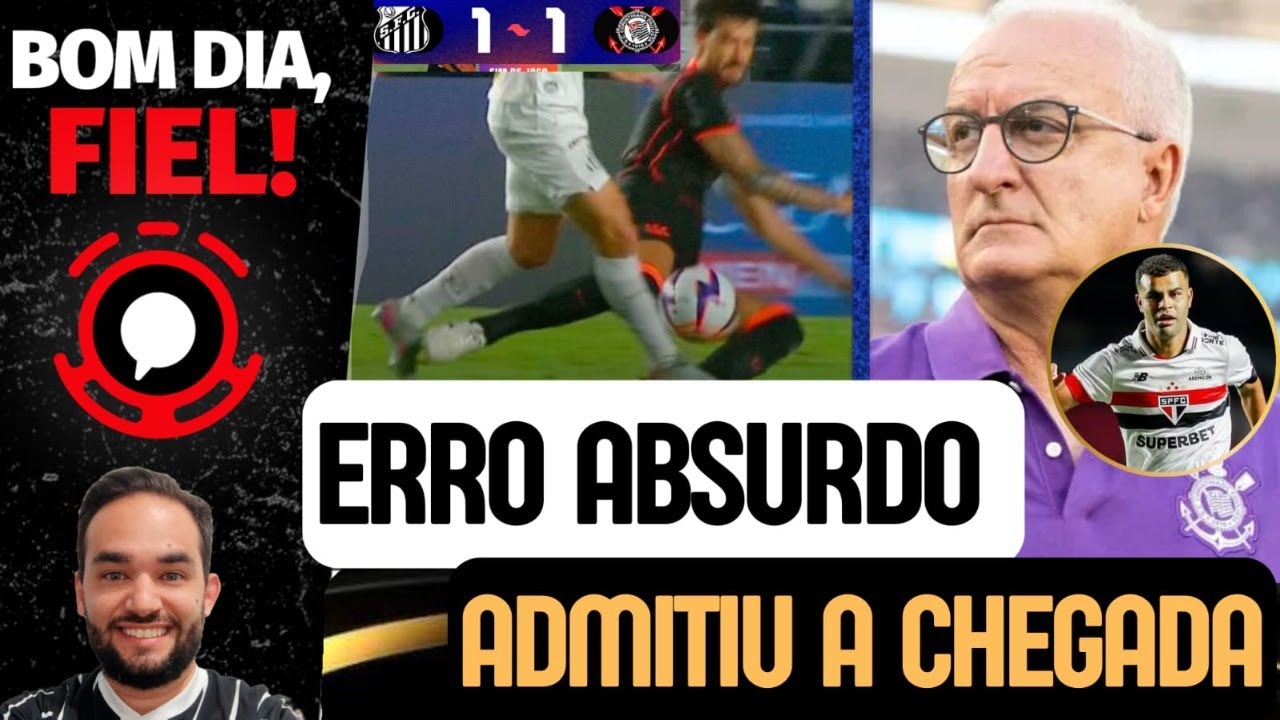 CORINTHIANS EMPATA COM O SANTOS / ARBITRAGEM RIDÍCULA / ALISSON CHEGANDO / KAIO CESAR / BOM DIA FIEL
