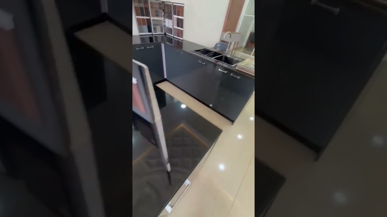 Z black granite on kitchen counter tops