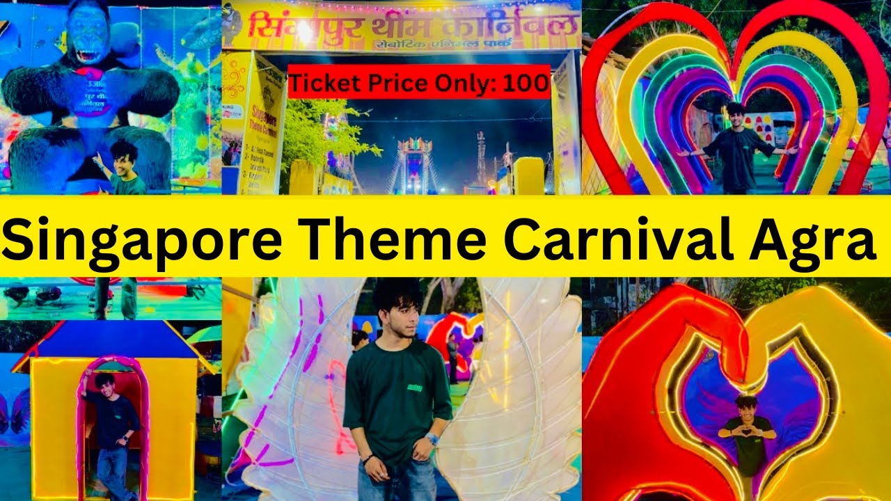 Singapore Theme Carnival Agra 2024 | Agra Singapore Carnival Theme Mela