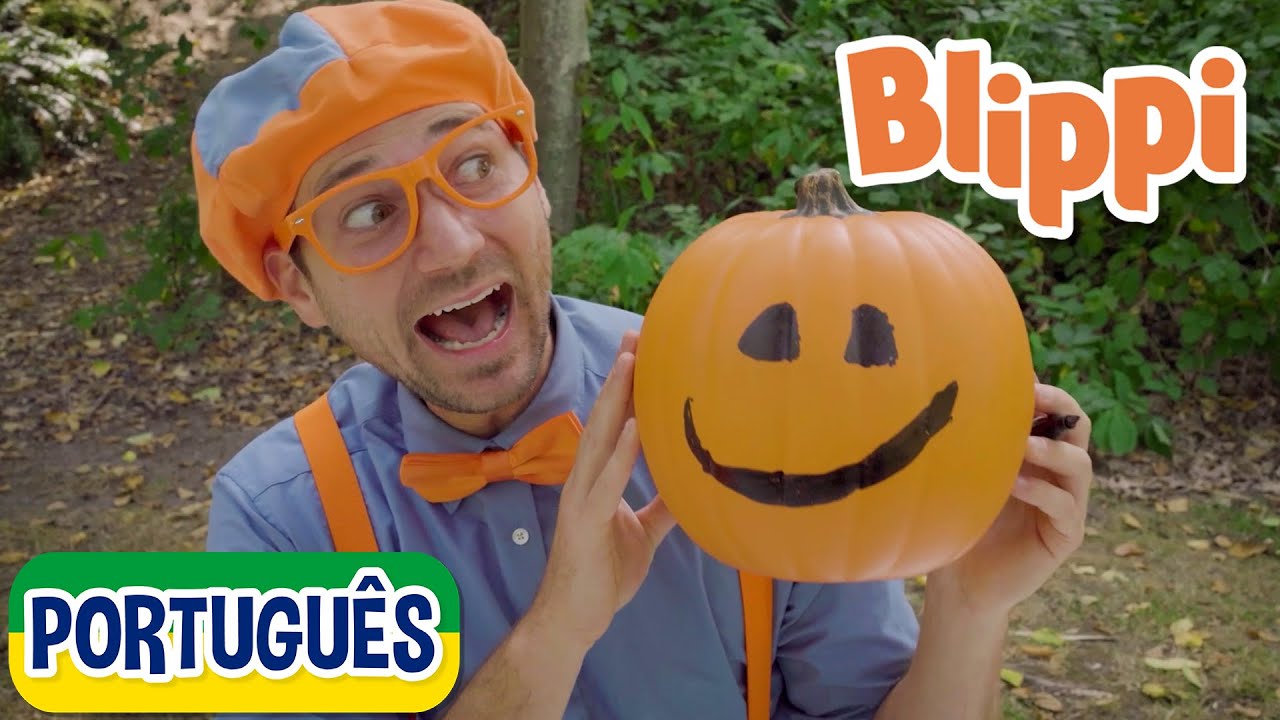 Blippi Decora Abóboras para o Halloween! | Blippi em Português | Vídeos Educativos para Crianças