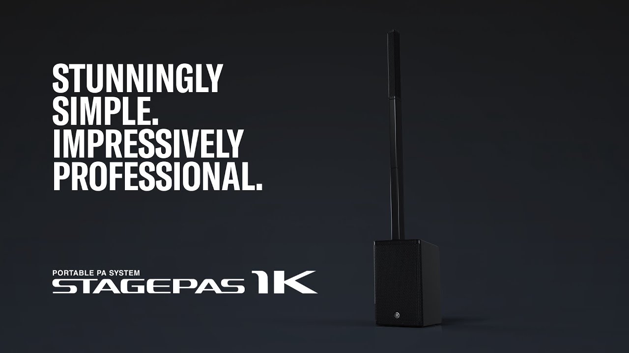 Yamaha Portable PA System STAGEPAS 1K