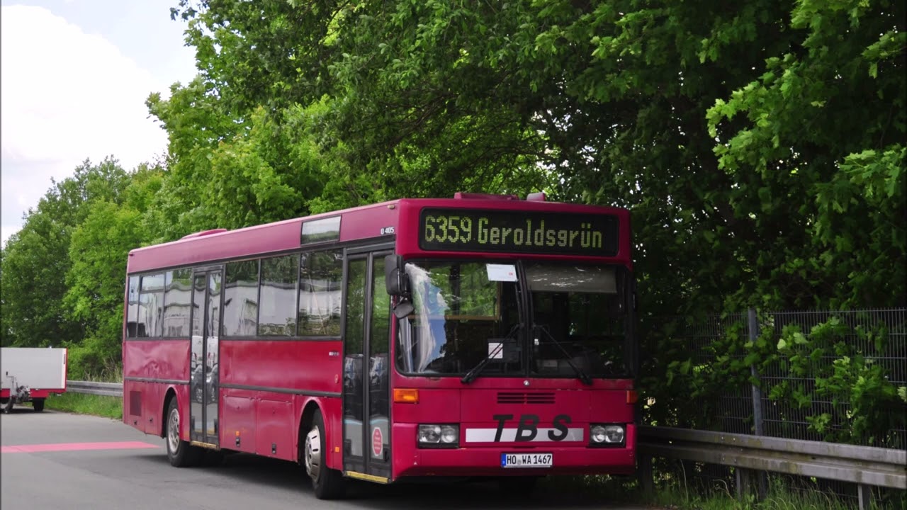 Sound eines Mercedes-Benz O405 von TBS, Naila (Wagen 1467 | EX PostAuto Schweiz)