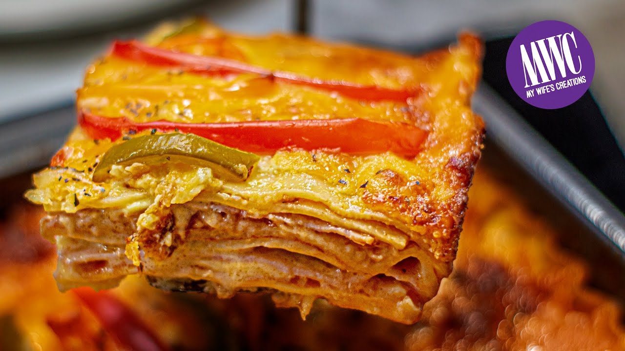 LASAÑA DE JAMÓN Y QUESO ¡EN MINUTOS! La favorita de los niños