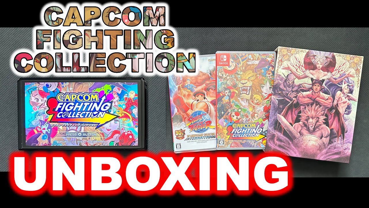 【Fighting Legends Pack】Unboxing Capcom Fighting Collection Fighting Legends Pack & Store Bonuses !!!