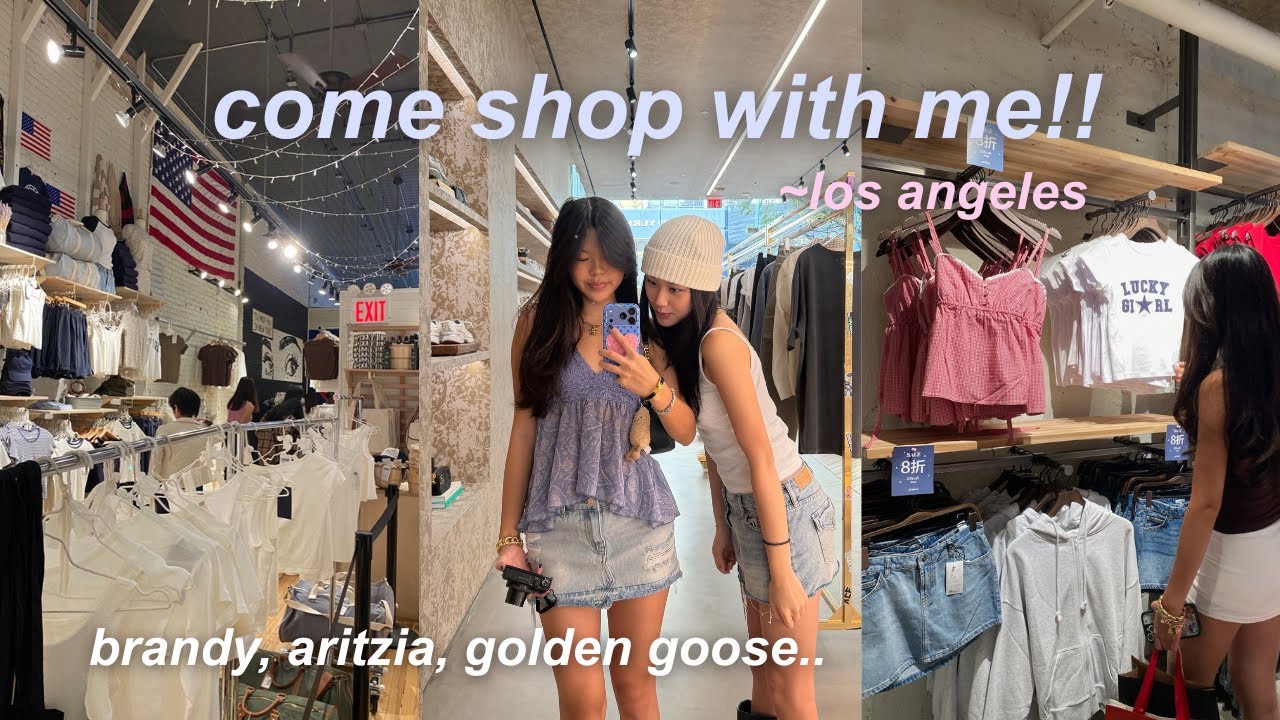 come shopping with me in LA 💙