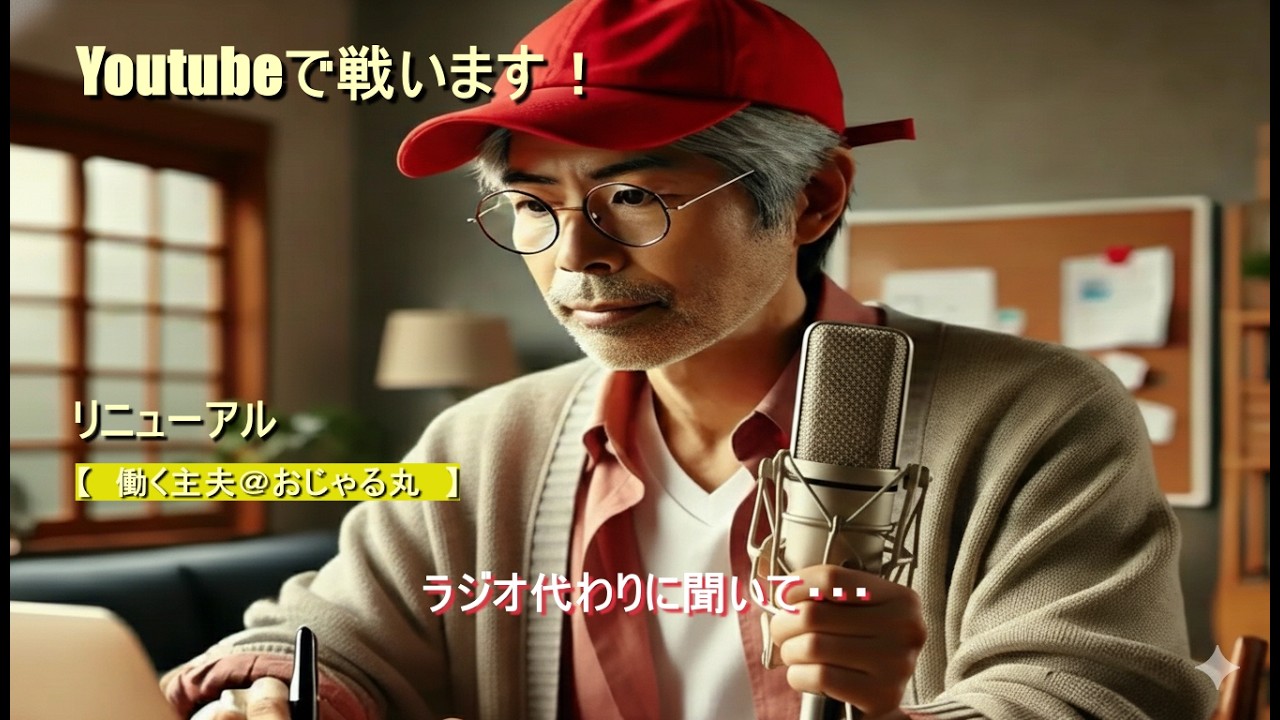 【ご報告】働く主夫おじゃる丸、YouTubeで再始動します。｜最新ニュースをラジオ代わりに