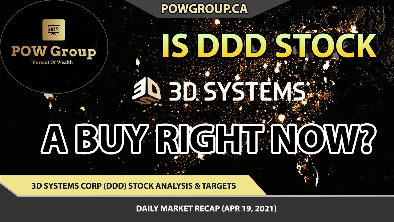 Is 3D Systems a BUY at These Levels? | DDD Stock Analysis & Targets | Stock Market Review APR 19TH