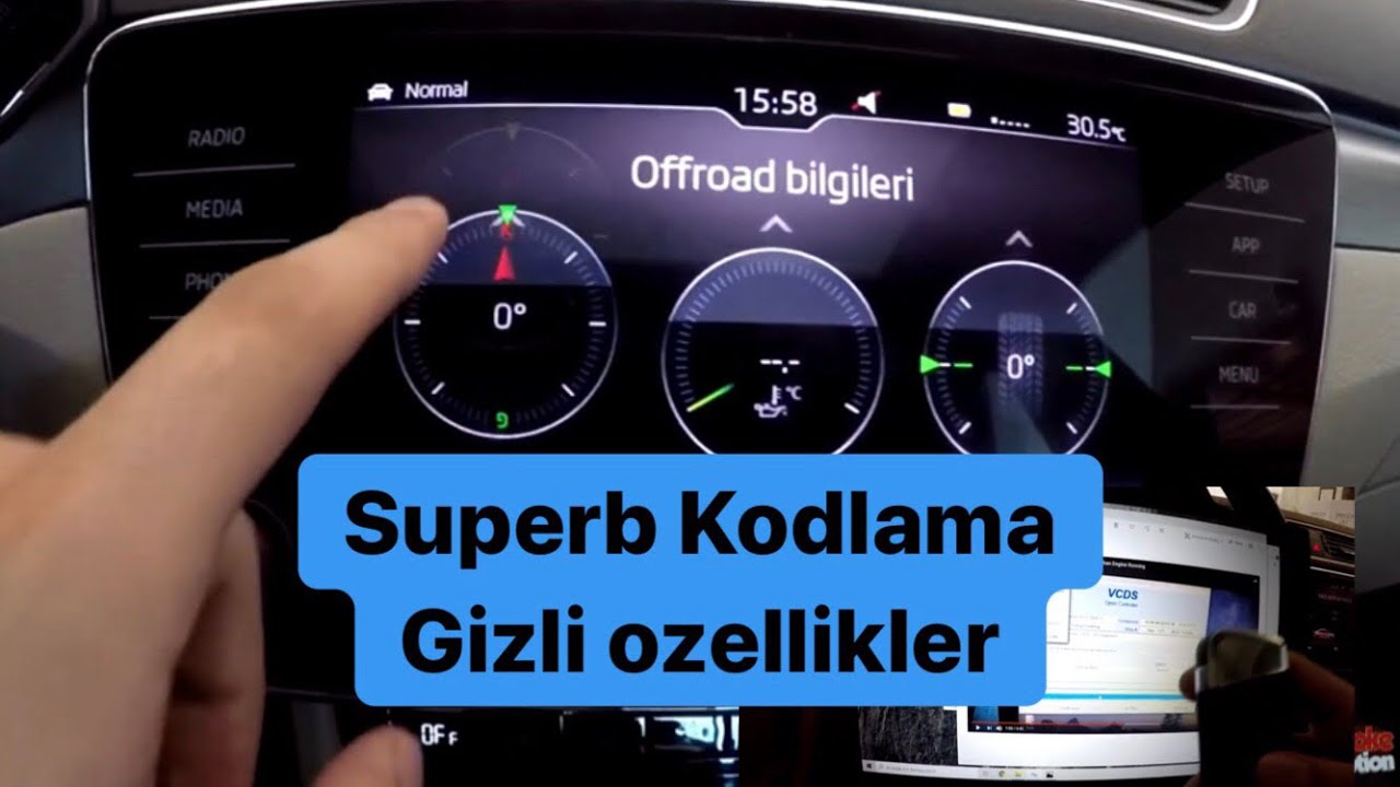 Skoda Superb İşe Yarar Gizli Özellikleri Açtım | VCDS Coding | Adaptation | Vagcom
