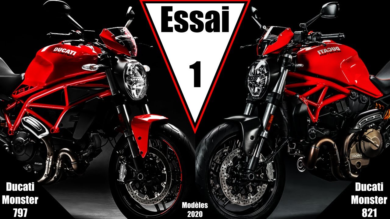 Mes premiers essais ! - Ducati Monster 797 & 821 (Permis A2)