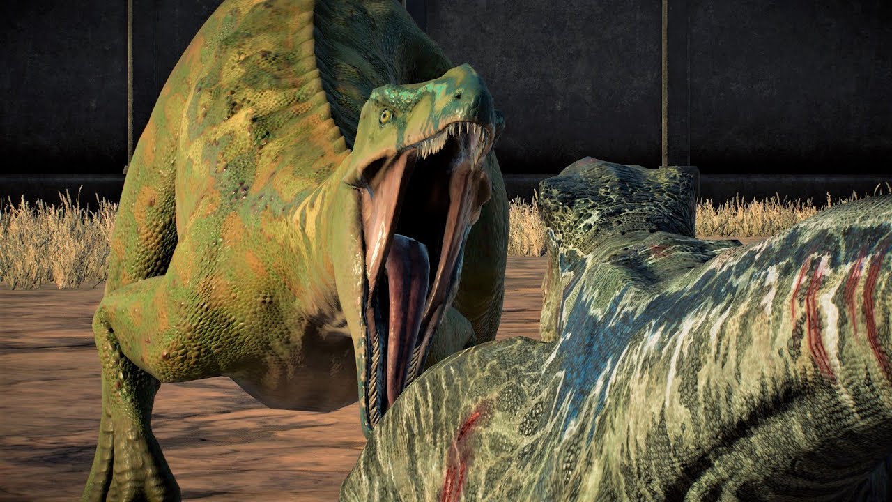 AUSTRALOVENATOR VS BLUE (Velociraptor)!! - Jurassic World Evolution 2