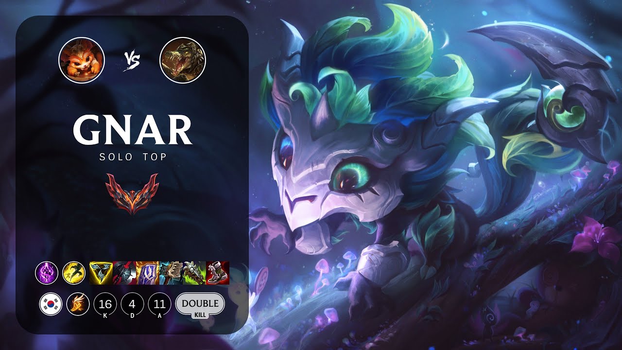 Gnar Top vs Renekton - KR Grandmaster Patch 13.15